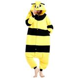 Jxzom Women Men Animal Costume Jumpsuit Long Sleeve Plush Pajamas Button Down Romper Cosplay Outfit