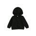 Kids Hoodie Long Sleeve Hooded Zip-up Hoodie Solid Sweatshirt Jacket