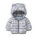 Ykohkofe Toddler Kids Baby Girl Boy Cartoon Hooded Bear Ear Jacket Winter Coat Outerwear Baby Outfits Baby Bodysuit Take Home Outfit baby clothes