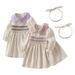 Godderr Kids Girls Dresses for Toddler Baby with Hairbands 2 PCS Outfits for Infant Super Comfort Flowery Skirt for Newborn