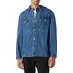 Lee Herren Workwear Overshirt Shirt, Blau, XXL EU