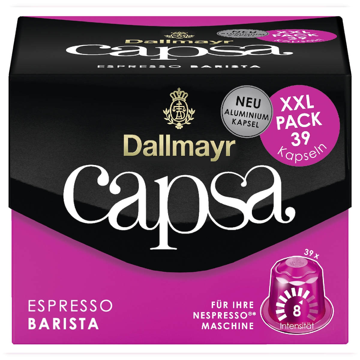 Dallmayr XXL Nespresso Kaffeekapseln Espresso Barista (218 g)