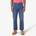 Dickies Men's Flex Relaxed Fit Carpenter Jeans - Light Denim Wash Size 42 32 (DU603)