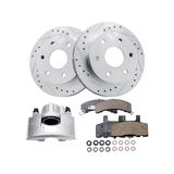 1988-1989 Chevrolet K1500 Front Brake Pad Rotor and Caliper Set - Detroit Axle