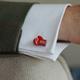 Personalised Red Boxing Glove Cufflinks