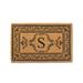 Rosalia Monogrammed Door Mat - 36" x 72", F - Frontgate