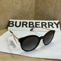 Burberry Accessories | Nwot Burberry Be4296 3806/8g Black Round Sunglasses Gradient Lenses | Color: Black | Size: Eye 53mm Bridge 20mm Temple 140mm