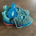 Nike Shoes | Nike Lebron 18 Basketball Shoes Size 6.5 Ynew | Color: Blue/Green | Size: 6.5b