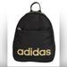 Adidas Bags | Adidas Core Mini Backpack Bag Unisex Backpack Black/Gold Metallic Authentic Nwt | Color: Black/Gold | Size: Os