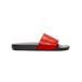 Gucci Shoes | Gucci Embossed Guccissima Leather Pool Slides (Size 8.5) | Color: Red | Size: 8.5