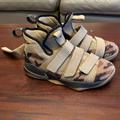 Nike Shoes | Nike 918369 200 - Lebron James Soldier Xi - Youth Basketball Shoes - Size 5y | Color: Black/Brown | Size: 5b