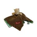 Disney Bedding | Disney Winnie The Pooh Green Brown Satin Baby Lovey Security Blanket Soother | Color: Brown/Green | Size: Os