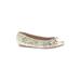 Easy-Spirit x Martha Stewart Flats: Tan Jacquard Shoes - Women's Size 6 1/2