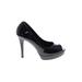 Cole Haan Heels: Pumps Platform Cocktail Party Black Print Shoes - Women's Size 11 - Round Toe