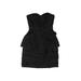 BCBGMAXAZRIA Cocktail Dress - A-Line: Black Solid Dresses - Women's Size 2