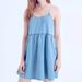 American Eagle Outfitters Dresses | Cute American Eagle Denim Fit Flare Dress! | Color: Blue | Size: M