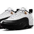 Nike Shoes | Nike Air Jordan 12 Low Taxi Men's Golf Shoes Black White Size 10. Dh4120-100 | Color: Black/White | Size: 9