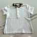 Burberry Shirts & Tops | Burberry London Boy’s Solid Short Sleeve Polo | Color: Tan/White | Size: 18-24mb