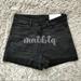 American Eagle Outfitters Shorts | American Eagle Outfitters Black Highest Rise Mom Denim Short | Color: Black | Size: 0