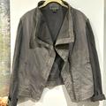 Anthropologie Jackets & Coats | Anthropologie Marrakech Grey Denim-Like Jacket | Color: Gray | Size: S