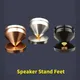 Support de haut-parleur Hifi coussretours de pieds cône de pied audio clou de sol alliage