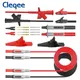 Cleqee P1600B – Kit de fils de Test électronique 20 pièces fiche banane Kit de sondes de Test