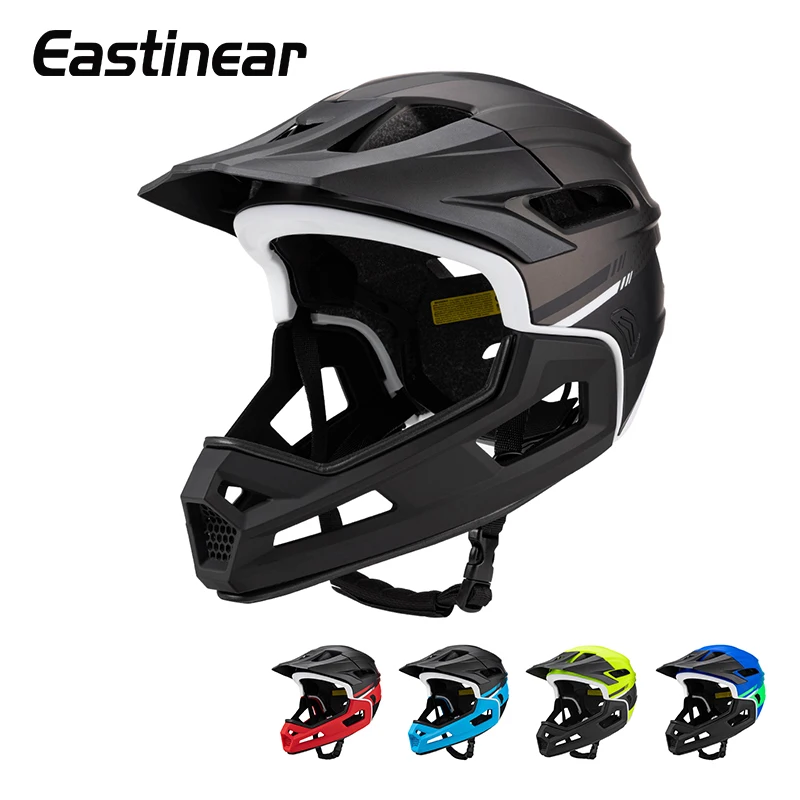 Eastinear-Casque de vélo de montagne pour hommes et femmes, sports de plein air, patinage à roulettes, skateboard, équitation, intégral, poignées amovibles