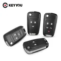 KEYYOU – porte-clés de voiture à distance étui de remplacement pour OPEL Insignia Astra Zafira