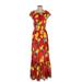 Alexia Admor Casual Dress: Red Print Dresses - Women's Size X-Small