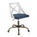 Gracie Oaks Brindy Task Chair in Blue | 24.5 W x 24.5 D in | Wayfair 8A746C70DB9D41B499DEF1CE568F289E