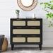 Bay Isle Home™ Allabaksh Solid Wood+MDF Accent Chest in Black | 31.3 H x 31.5 W x 13.78 D in | Wayfair 8A9AA27ABC00444E912C5D7F680DAFEB