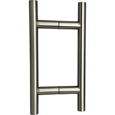 CEL 6" x 6" Stainless Steel Ladder Style Back to Back Pull Handle for Shower Door