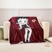 Betty Boop Super Soft Fleece Plush Throw Blanket for Couch Bed Sofa