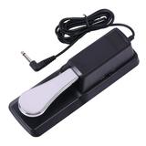 Universal Piano Keyboards Sustain Foot Pedal with Piano Style Action for Electronic Keyboards Digital Piano Compatible with Yamaha Roland Korg Behringer Moog (Black)