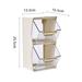 FRCOLOR Tea Bag Organizer Coffee Sugar Bag Case Tea Bag Coffee Organizing Box for Kitchen