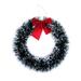 NUOLUX Pine Tree Decor Christmas Wreath Artificial Christmas Wreaths Front Door Bow Tie