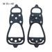 Apmemiss Western Decor Clearance 2pcs 8 Teeth Outdoor Silicone Ice Claw Snow Shoe Cover Hiking Ice Claw Easy to Put On and Take off Christmas Outdoor Decorations