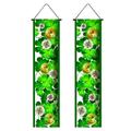 FUYUYU St Patricks Day Decorations 180*30cm St Patricks Day Lettering Couplet Holiday Party Porch Flag Decoration Pendant Curtain Banner St Patricks Day Couplet Flag Outdoor Decor Western Decor
