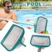 RKSTN Pool Skimmer Net Swimming Pool Leaf Skimmer Rake Net Hot Tub Spa Cleaning Leaves Mesh Tool Pool Net for Cleaning Swimming Pools Spas and Fountains Pool Accessories on Clearance