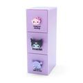 Kuromi Mini Organizer Sanrio 3-Tier Besties Stacking Container