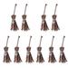 10 Pcs Broom Pendant Home Decoration Party Supply Artificial Mini Brooms Wiccan Ritual Broom Scene Layout