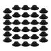 60 Pcs Mini Hat Felt Has Cloth Miniature Hats Doll Hat Fabric Ornaments Hat Wear-resistant Miniature Hats Women s