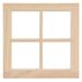 Miniature Dollhouse Furniture Wooden Window: 1: 12 Scale Miniatures Wood Windows For Doll House Mini Window Frame Model - Mini DIY Shutters Craft Accessories For Dolls Houses Decoration