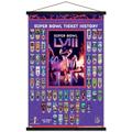 NFL League - Super Bowl LVIII Ticket Collage Wall Poster with Magnetic Frame 22.375 x 34