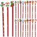 36Pcs Kids Gift Pencils Portable Wooden Pencils Kids School Accessories Pencil with Erasers