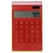 Solar Power Calculator Study Math Calculation Financial Supplies Portable 10 Digits Ultra Thin Calculator with LCD Display for Office Campus Home Solar Power Calculator Red