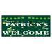 XIAQUJ St. Patrick s Day Garage Door Decoration St. Patrick s Day Garage Door Banner Mural Cover 7 X 16 /6 X 13 Feet Large St. Patrick s Day Holiday Party A Green A