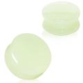 Natural Glow in the Dark Moonstone Saddle Plug