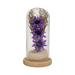 Eternal Flower Acrylic Lampshade Dry Flower Fried Dough Twist Home Tabletop Decoration LED Night Light Gift