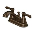 1 Pc Oakbrook Oil Rubbed Bronze Two-Handle Bathroom Sink Faucet 4 In.